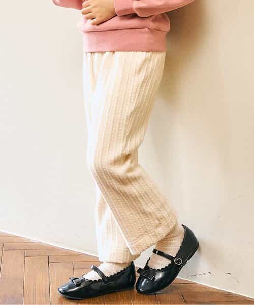 ★【クリスマスセール】期間限定SALE★あったか二重フレアパンツ 10分丈