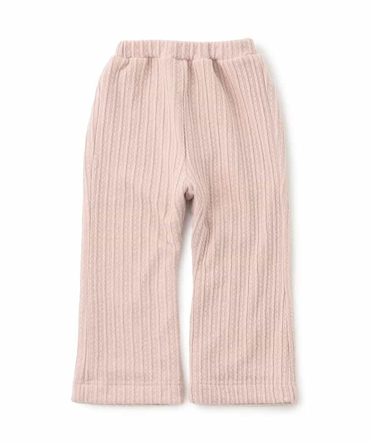 あったか二重フレアパンツ 10分丈