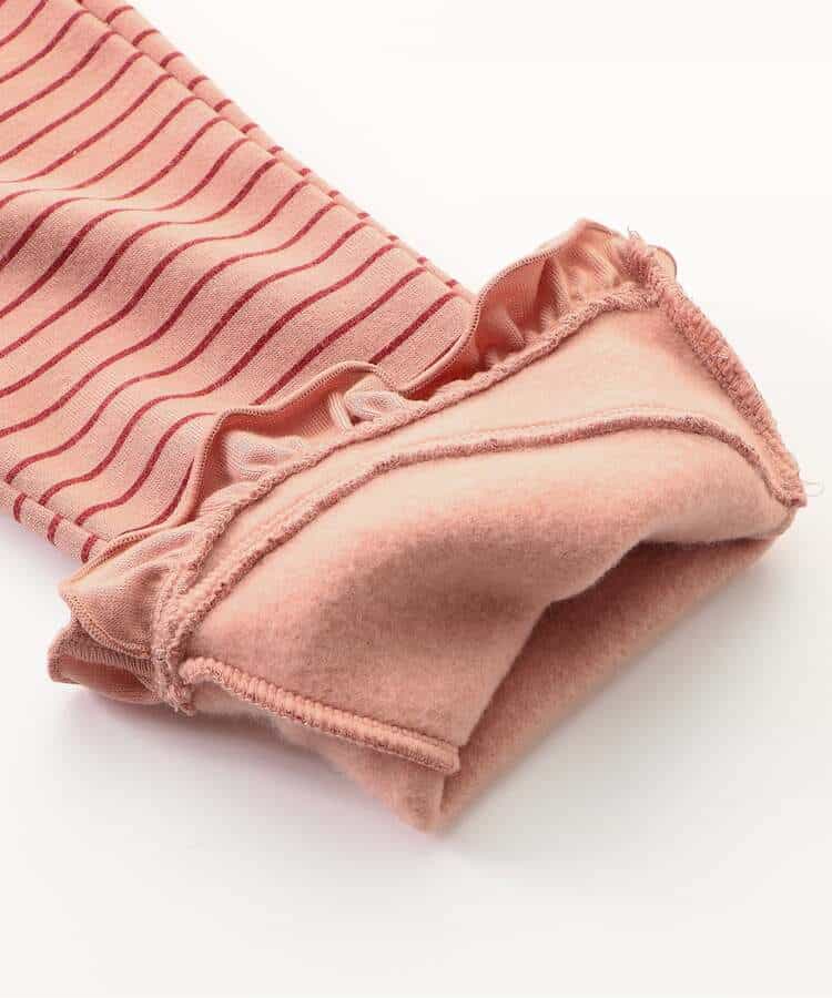 裏起毛スフレフレアパンツ  10分丈_1011430