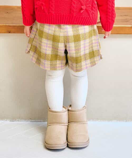 【リンク】あったかチェックショートパンツ
