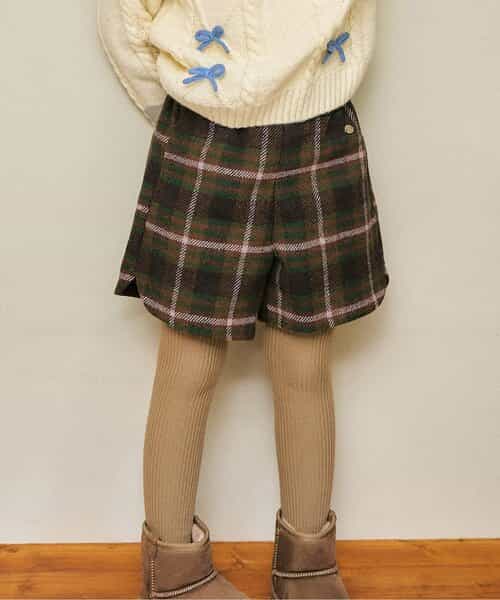 【リンク】あったかチェックショートパンツ