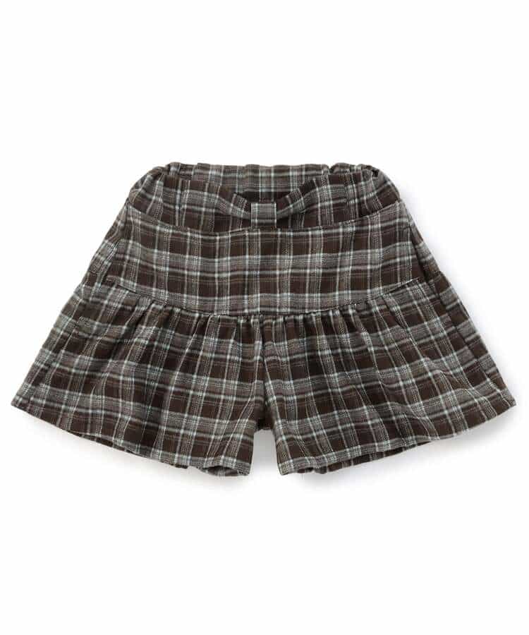 ウエストリボンフレアショートパンツ_1008405