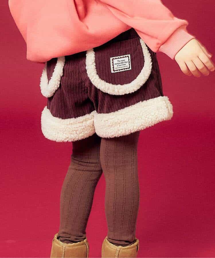 ボアアクセントショートパンツ