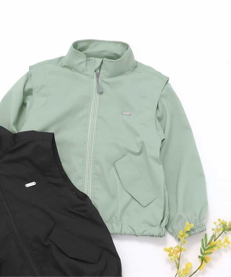 ★SALE★2WAYリップストップトラックジャケット_撥水加工