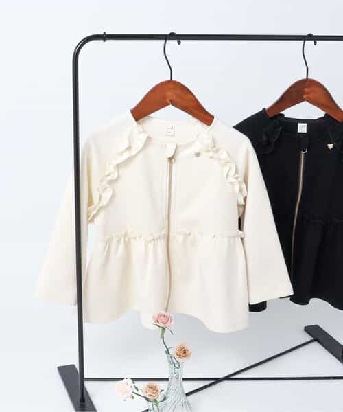 カットソーペプラムフリルジャケット