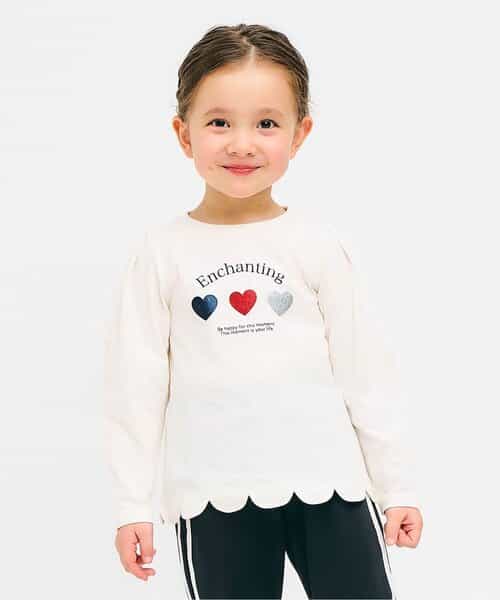 ★SALE★スカラップハートモチーフＴシャツ