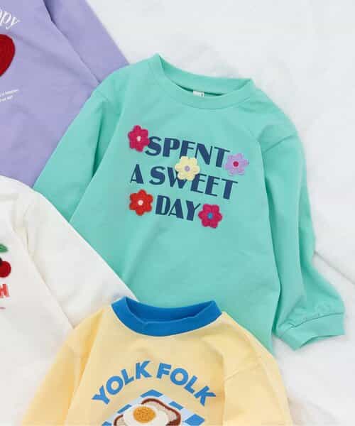 バラエティかぎ針モチーフTシャツ