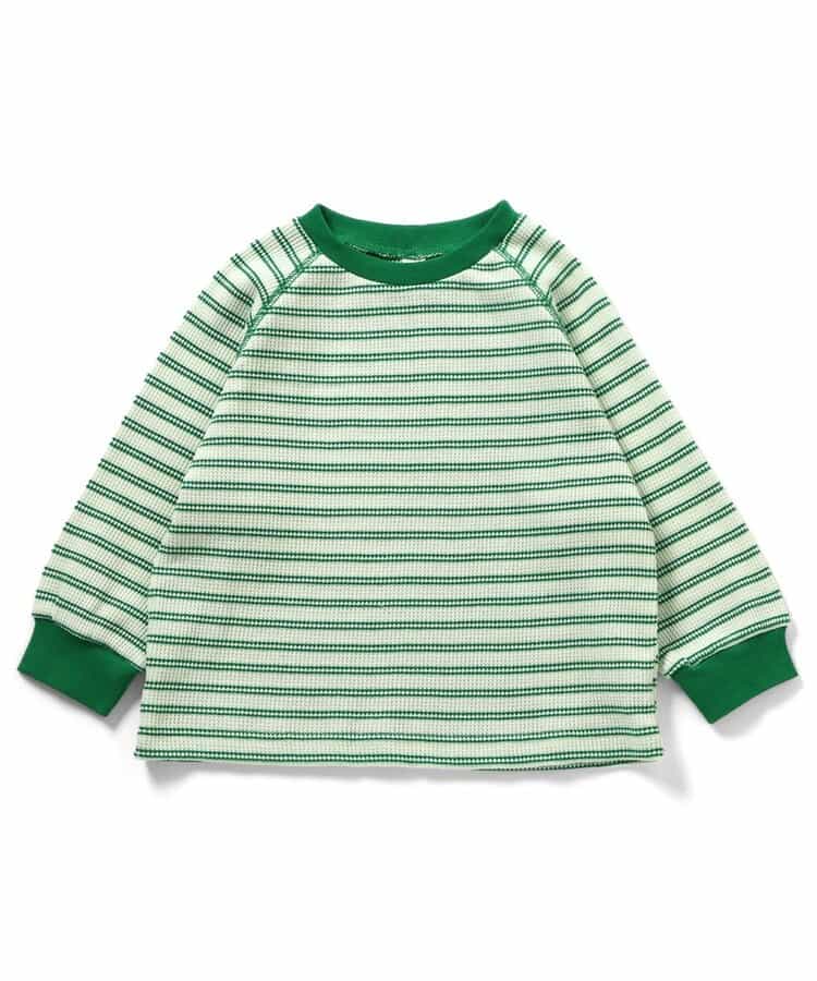 ワッフルボーダーTシャツ