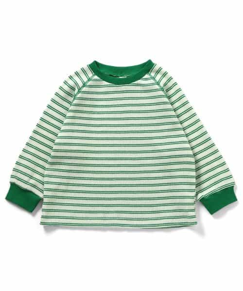 ワッフルボーダーTシャツ