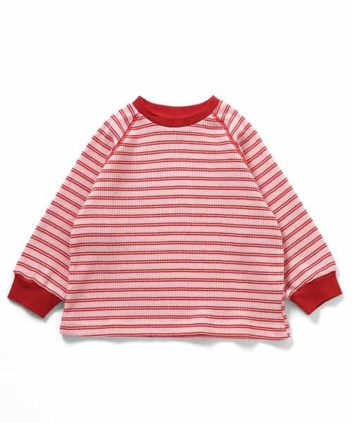 ワッフルボーダーTシャツ