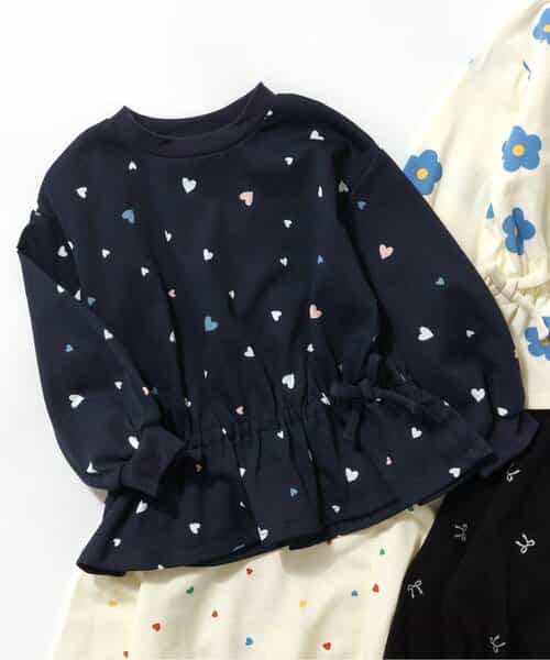 ★【アウトレット】期間限定SALE★無地・花柄ドロストTシャツ