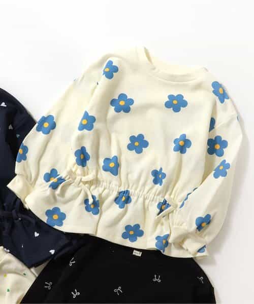 ★【アウトレット】期間限定SALE★無地・花柄ドロストTシャツ