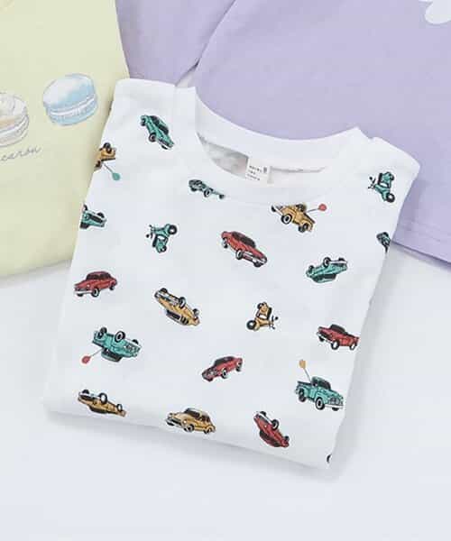 アソートモチーフTシャツ/7days Style