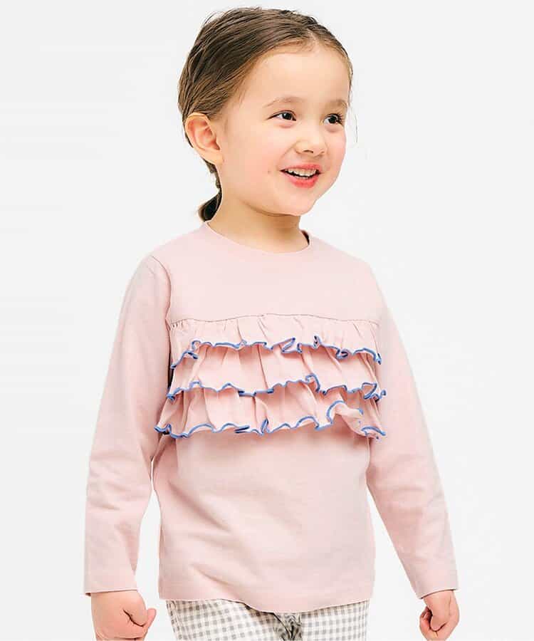 ★SALE★WEB限定 フリル長袖Tシャツ｜7days Style