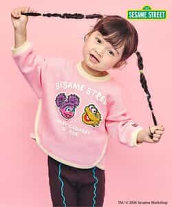 ☆1/13(火)お昼12:59まで3点10％OFF☆セサミストリート ワッフルモチーフTシャツ