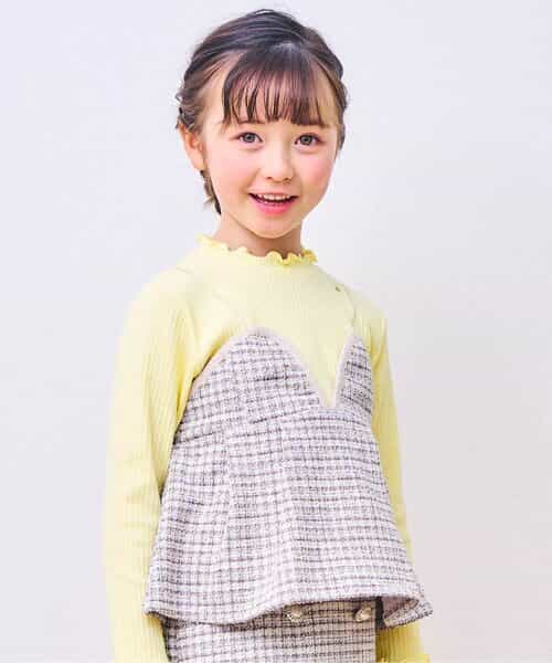 ★SALE★ツイードビスチェドッキングトップス