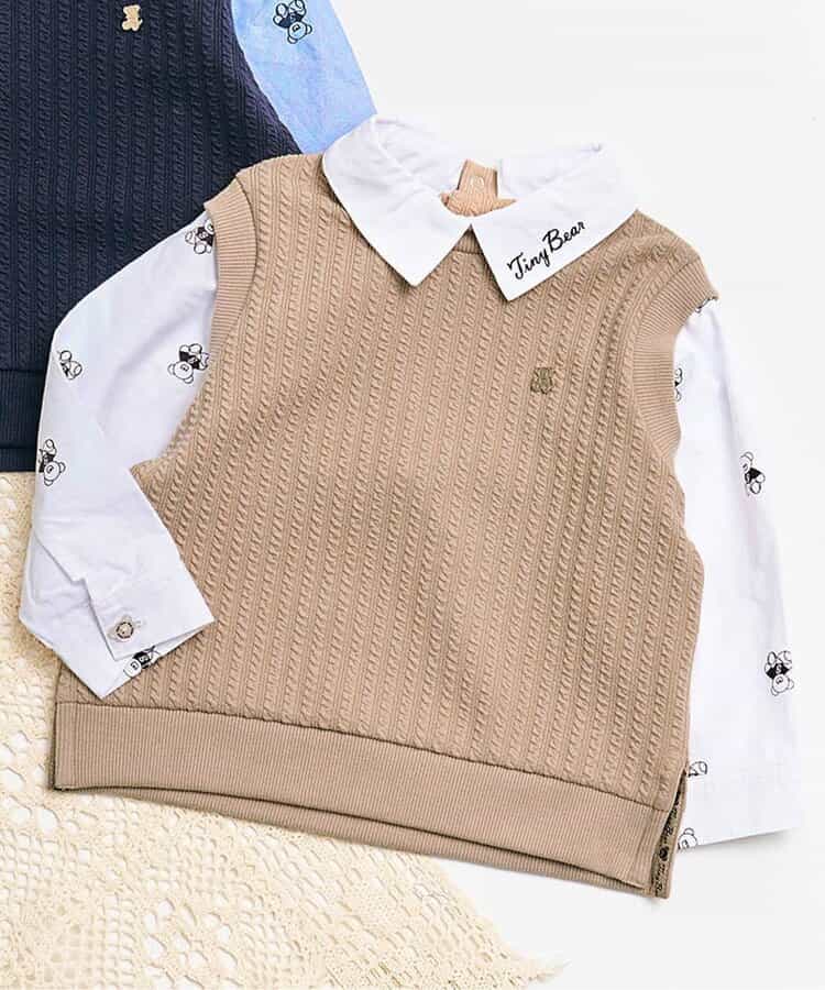 ★SALE★tiny bear ベストドッキングトップス
