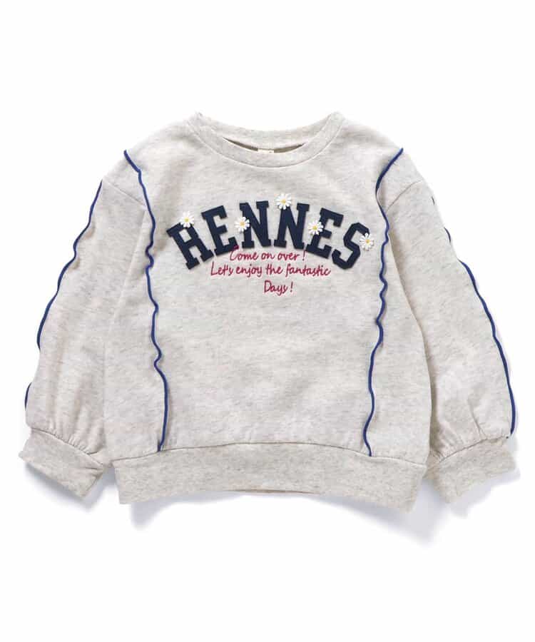 WEB限定  刺繍カレッジロゴメロウトレーナー