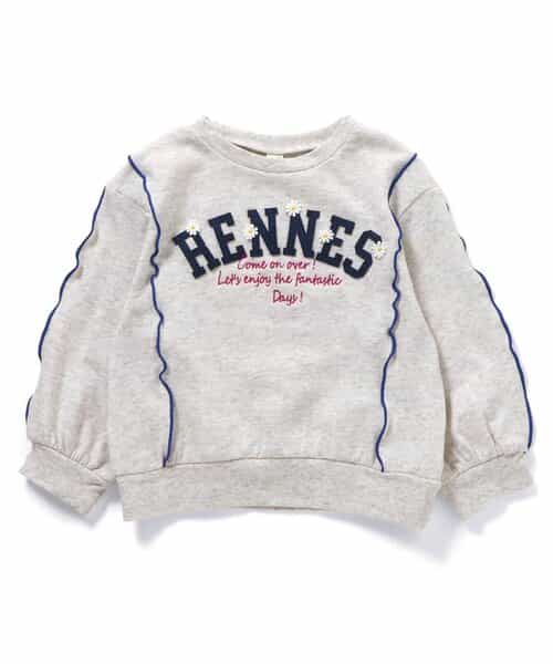 WEB限定  刺繍カレッジロゴメロウトレーナー