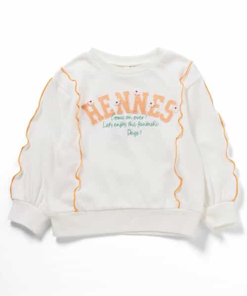 WEB限定  刺繍カレッジロゴメロウトレーナー