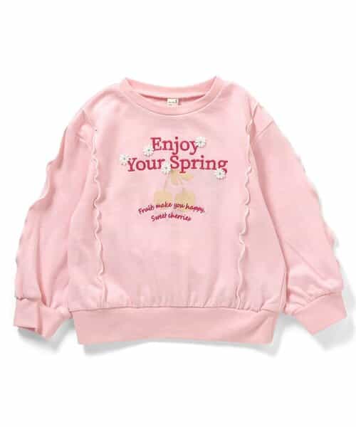 WEB限定  刺繍カレッジロゴメロウトレーナー