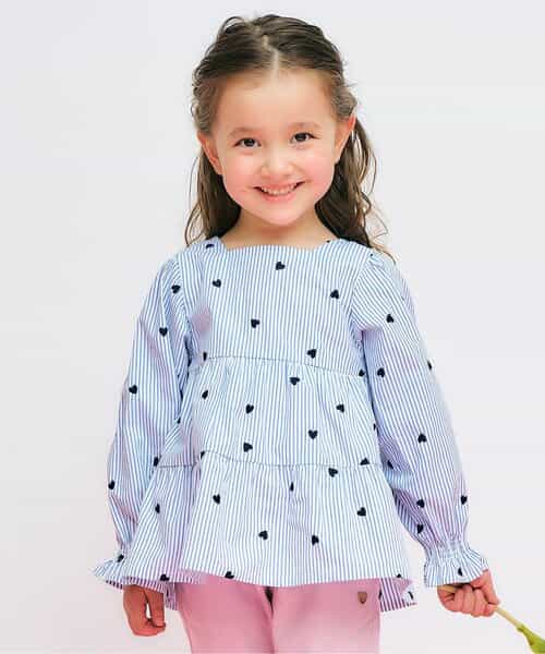 ★SALE★ハート刺繍ティアードチュニック