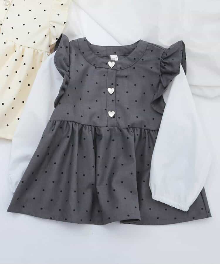 フリルベストドッキングトップス