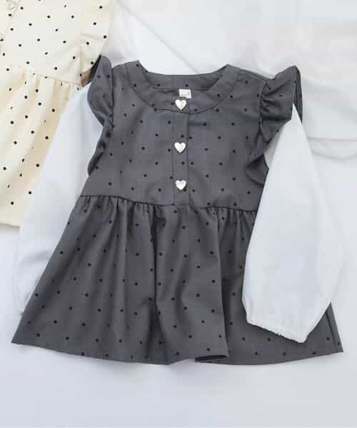 フリルベストドッキングトップス