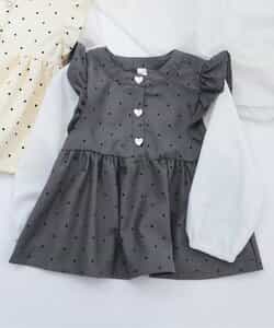 フリルベストドッキングトップス