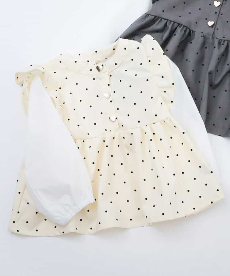 フリルベストドッキングトップス