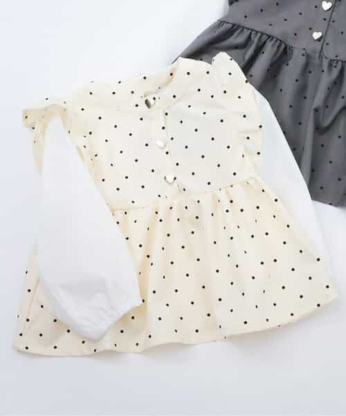 フリルベストドッキングトップス