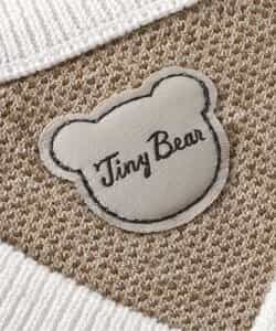 ☆SALE☆tinybear 総柄ニットベスト_マシンウォッシャブル