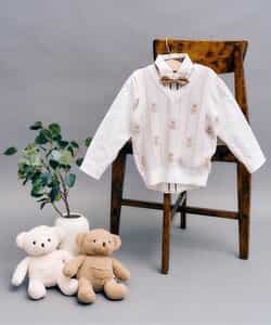 ☆SALE☆tinybear 総柄ニットベスト_マシンウォッシャブル