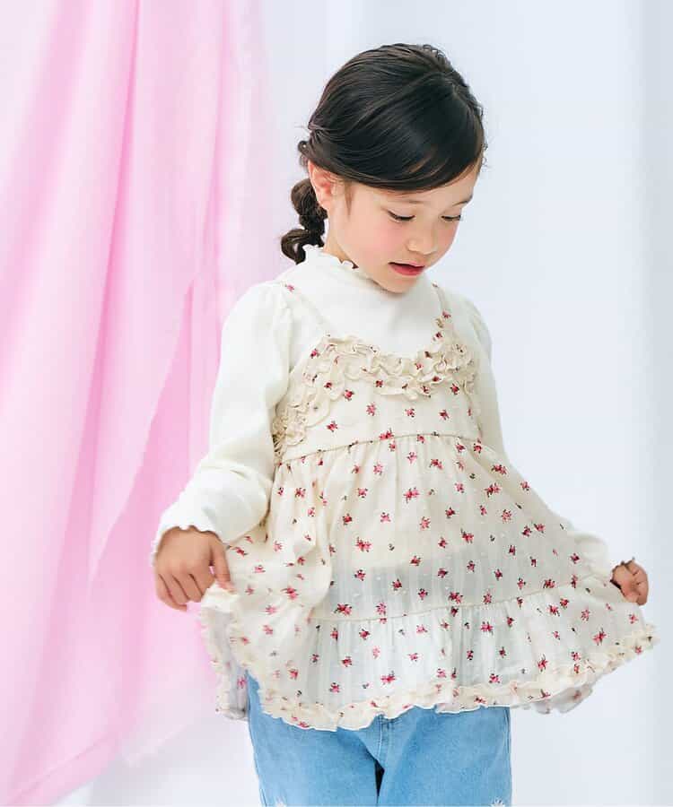 花柄キャミビスチェ