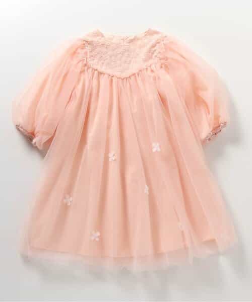 ★SALE★ヨークレースチュールワンピース_アプレレクールマシェリ