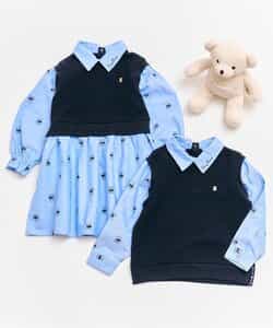 あさみ　アプレレクール　タイニーベア　ワンピース　ベア　ベレー帽 ☆SALE☆tinybear 耳付きベレー帽（V168905）|apres les cours