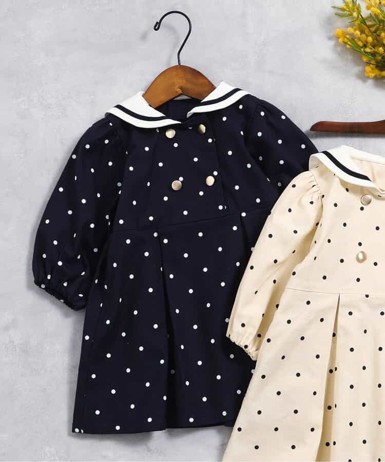 ☆SALE☆お花刺繍衿ワンピース（V117065）|apres les cours