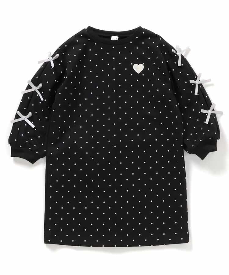 袖リボンワンピース