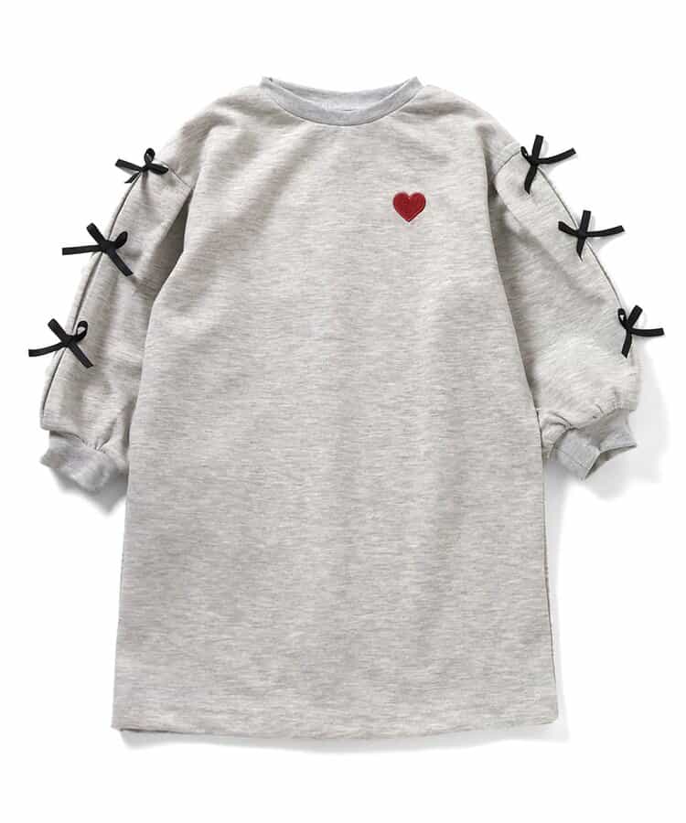 袖リボンワンピース