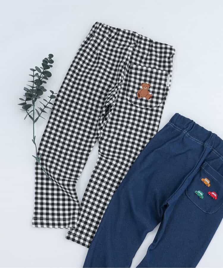 ☆1/13(火)お昼12:59まで3点10％OFF☆ポケット刺繍パンツ/7days Style pants  10分丈