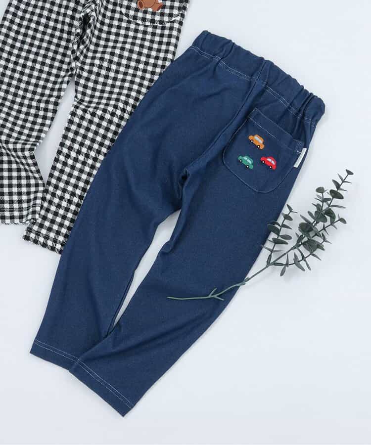☆1/13(火)お昼12:59まで3点10％OFF☆ポケット刺繍パンツ/7days Style pants  10分丈