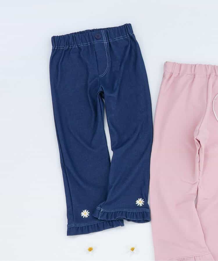 ☆1/13(火)お昼12:59まで3点10％OFF☆モチーフポケットパンツ/7days Style pants  10分丈