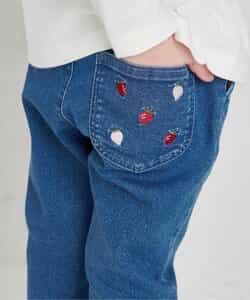 激レア⭐️美品 OLLEBOREBLA 刺繍 クロップドパンツ ドローコード