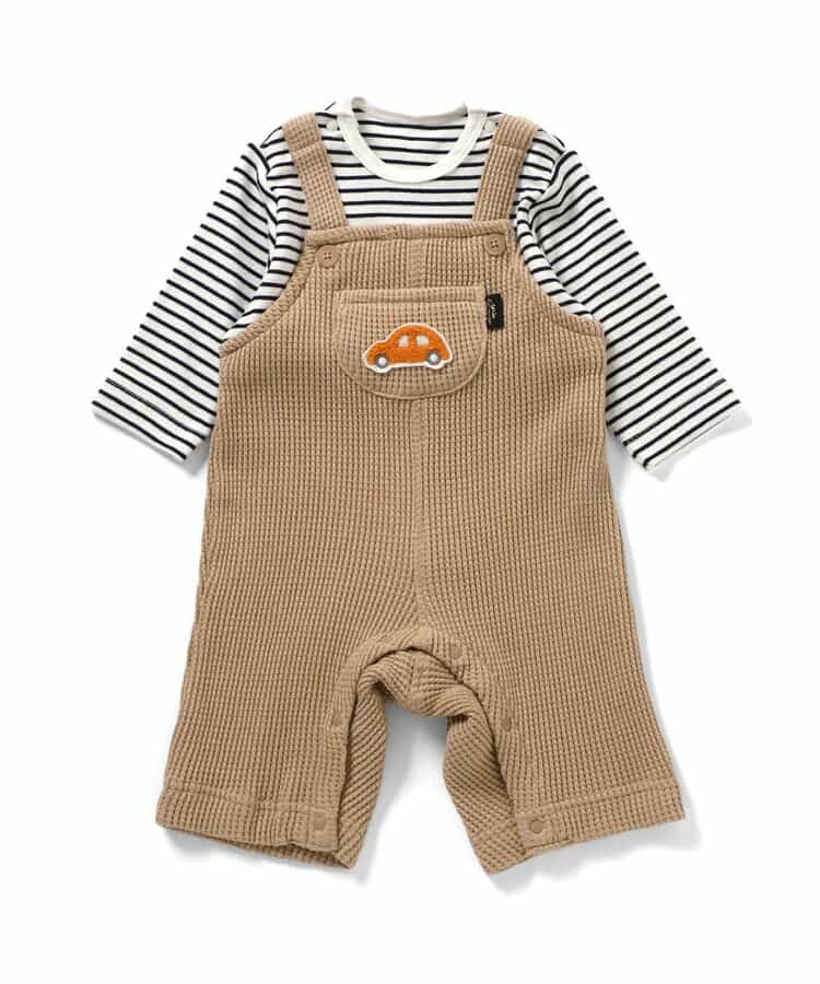 サロペット風カバーオール