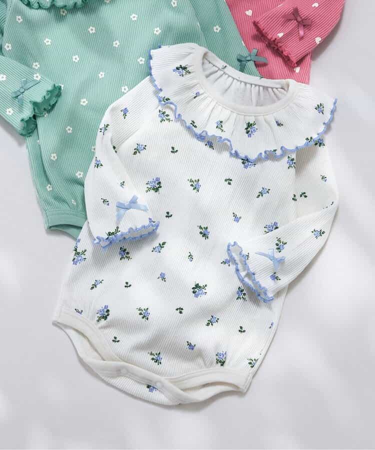 WEB限定  メロウリブボディスーツ