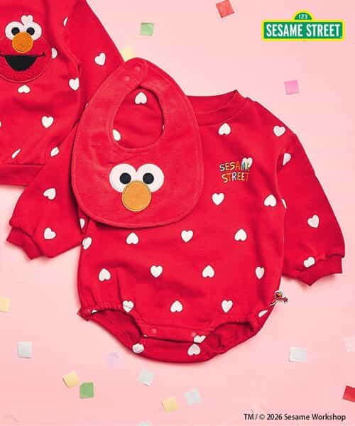 セサミストリート ボディスーツ×スタイセット