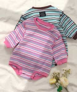 【リンク】WEB限定 マルチボーダーメロウボディースーツ