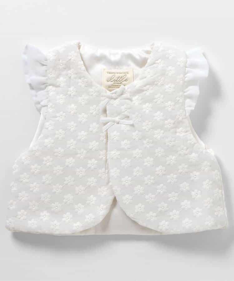 肩フリルベビーベスト