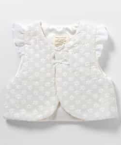 肩フリルベビーベスト