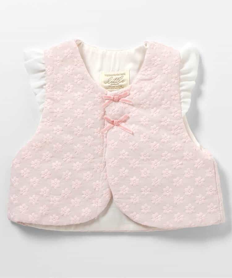 肩フリルベビーベスト